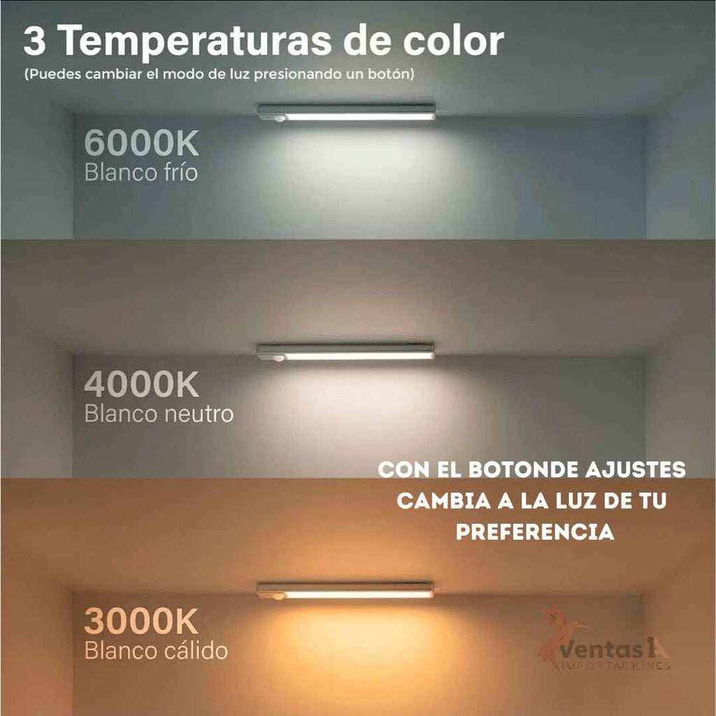 🔦 X 2 Lampara Led Con Sensor De Luz (30 y 60 CM) 👌 Ultimas unidades