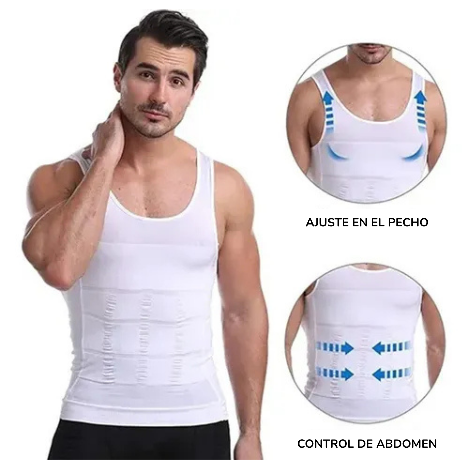 ▫️Camisilla De Compresión Moldeadora 🟢 2 x 1