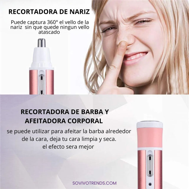 Depiladora multifuncional 4 en 1® -Depilación precisa y sin irritación☑️Llévalo hoy con 50% OFF