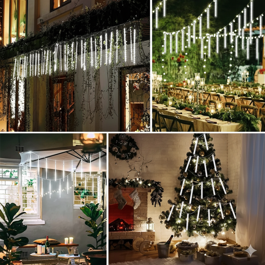 Luces efecto meteorito🎁 40% DCTO (30 CM)