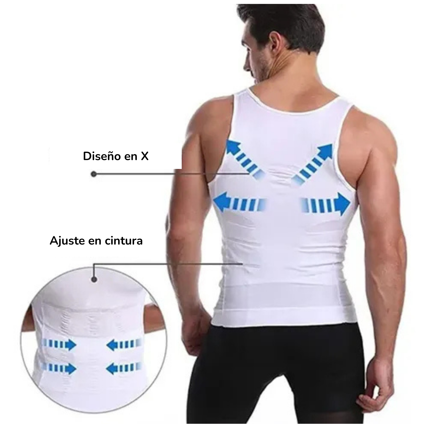 ▫️Camisilla De Compresión Moldeadora 🟢 2 x 1